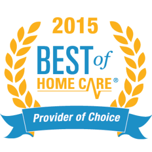 Eldercare Services Best Home Care Provider Award 2015 Provider of Choice Award